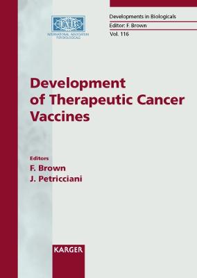 Development of Thereputic Cancer Vaccines - Brown F Ed