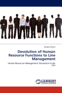 Devolution of Human Resource Functions to Line Management