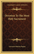 Devotion to the Most Holy Sacrament