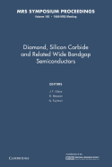 Diamond, Silicon Carbide and Related Wide Bandgap Semiconductors: Volume 162