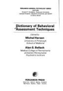 Dictionary of behavioral assessment techniques