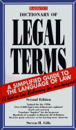 Dictionary of Legal Terms: A Simplified Guide to the Language of Law - Gifis, Stephen H