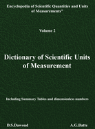 Dictionary of Scientific Units of Measurement - Volume II