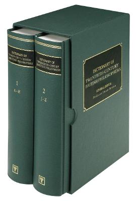 Dictionary of Twentieth-Century British Philosophers: 2 Volumes - Brown, Stuart (Editor)