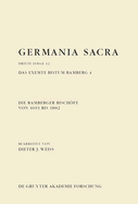 Die Bamberger Bischfe Von 1693 Bis 1802. Das Exemte Bistum Bamberg 4