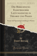 Die Berechnung Elektrischer Leitungsnetze in Theorie Und Praxis, Vol. 1: Strom-Und Spannungsverteilung in Netzen (Classic Reprint)