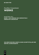 Die Chronik Des Hieronymus / Hieronymi Chronicon