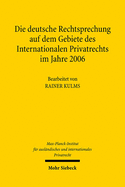 Die Deutsche Rechtsprechung Auf Dem Gebiete Des Internationalen Privatrechts: Im Jahre 1935-1944. Band 2