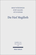 Die Funf Megilloth: Ruth, Das Hohelied, Esther, Der Prediger, Die Klagelieder