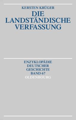 Die Landstndische Verfassung - Krger, Kersten