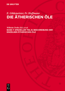 Die ?le Der Dikotyledonen (Familien Der Labiaten Bis Einschlie?lich Der Compositen)