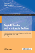 Digital Libraries and Multimedia Archives: 14th Italian Research Conference on Digital Libraries, Ircdl 2018, Udine, Italy, January 25-26, 2018, Proceedings
