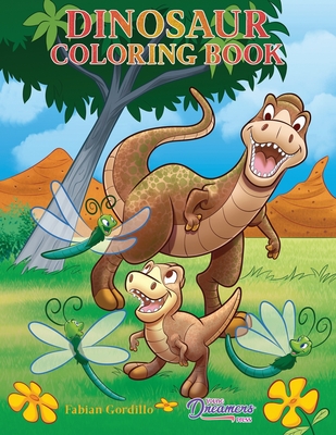 Dinosaur Coloring Book: For Kids Ages 4-8, 9-12 - Young Dreamers Press