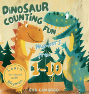 Dinosaur counting fun for Kids with Numbers from 1-10: Learn to count with Rhymes