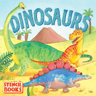 Dinosaurs: A Stencil Book (Board Book)