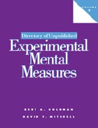 Directory of Unpublished Experimental Mental Measures, Volume 9
