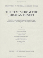 Discoveries in the Judaean Desert: Volume XXXIX: Introduction and Indexes - Tov, Emanuel