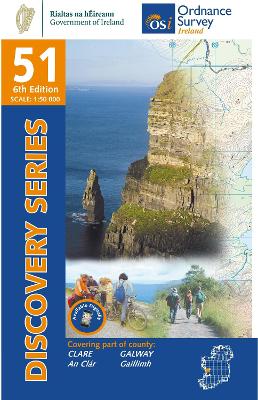 Discovery Series 51-County Clare and Galway - Ordnance Survey Ireland