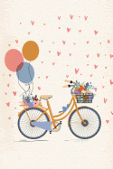 Discreet Password Book: Never Forget a Password Again! 6" X 9" Lovely Bike with Balloon and Flowers Design, Password Book with Tabbed Large Alphabet, Over 380 Record User and Password