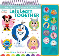Disney Baby: Let's Learn Together 2-Sided Easel for Kids & Caregivers Sound Book