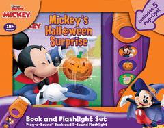 Disney Junior Mickey Mouse Clubhouse: Mickey's Halloween Surprise Book and 5-Sound Flashlight Set