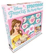Disney Princess Storybook Tea Party Playset: With 11-Piece Porcelain Teapot & Cups