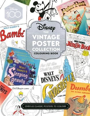 Disney The Vintage Poster Collection Colouring Book - Walt Disney