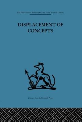 Displacement of Concepts - Schon, Donald A. (Editor)