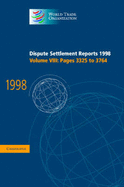 Dispute Settlement Reports 1998: Volume 8, Pages 3325-3764