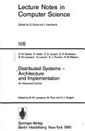 Distributed Systems - Architecture and Implementation: An Advanced Course