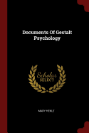 Documents Of Gestalt Psychology