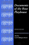 Documents of the Rose Playhouse - Rutter, Carol Chillington (Editor), and Chillington Rutter, Carol (Editor)