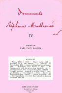 Documents Stephane Mallarme IV