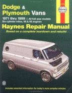 Dodge & Plymouth Vans Automotive Repair Manual - Maddox, Robert, and Chilton Automotive Books