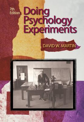 Doing Psychology Experiments - Martin, David W