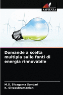 Domande a scelta multipla sulle fonti di energia rinnovabile