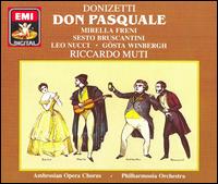 Donizetti: Don Pasquale - Gsta Winbergh (tenor); Guido Fabbris (baritone); Leo Nucci (baritone); Mirella Freni (soprano); Sesto Bruscantini (bass);...