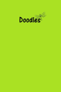 Doodle Journal - Great for Sketching, Doodling, Project Planning or Brainstormin: 100 Undated Pages, Medium Ruled, Soft Cover, 6 x 9 Journal, Chartreuse Green