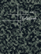 Dot Grid Notebook: Army Design Dotted Notebook/JournalLarge (8.5 x 11)" Dot Grid Composition Notebook