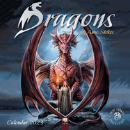 Dragons By Anne Stokes Wall Calendar 2023 (Art Calendar) (Calendar)