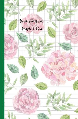 Dual Notebook Graph & Line: Half College Ruled / Half Graph 4x4 Mixed Paper Styles on One Sheet to Get Creative: Coordinate, Grid, Squared, Math Paper, for Plot Designs, Craft Projects, Write Accompanying Notes, Draw Sketches, Diary Journal Organizer - O Pitt, Craig