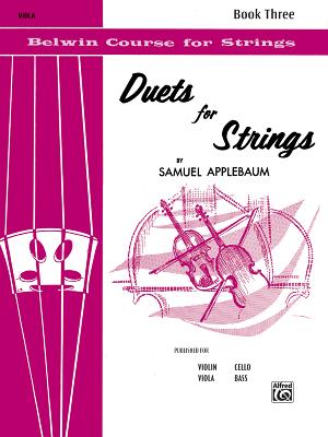 Duets for Strings, Bk 3: Viola - Applebaum, Samuel