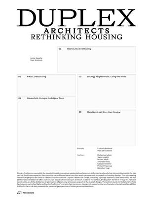 Duplex Architects: Housing - Balland, Ludovic (Editor), and Dechmann, Nele (Editor)