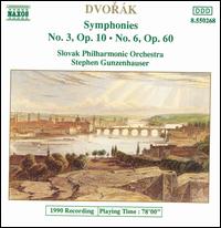 Dvork: Symphonies Nos. 3 & 6 - Slovak Philharmonic Orchestra; Stephen Gunzenhauser (conductor)