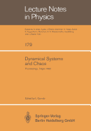 Dynamical Systems and Chaos: Proceedings of the Sitges Conference on Statistical Mechanics Sitges, Barcelona/Spain September 5 - 11, 1982