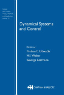 Dynamical Systems and Control