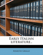 Early Italian Literature