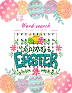 Easter word search puzzles for adults: A challenging activity book for all levels, Large Print.