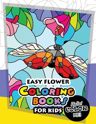 Easy Flower Coloring Book for Kids - Flower Coloring Book for Kids, and Doodle Coloring Books