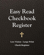 Easy Read Checkbook Register